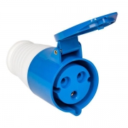 Розетка кабельная 32А 220В 2P+E IP44 EKF (223) ps-223-32-220 ps-223-32-220