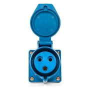 Розетка наруж. уст. 32А 220В 2P+E IP44 EKF (123) ps-123-32-220 ps-123-32-220