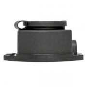 Розетка настенная 16А IP44 230В 2P+PE с защ. крышкой каучук Basic EKF RPS-014-16-230-44 RPS-014-16-230-44