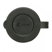 Розетка переносная 16А 230В 2P+PE с защ. крышкой IP44 каучук EKF RPS-012-16-230-44 RPS-012-16-230-44