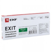 Светильник аварийно-эвакуационный EXIT-101 односторонний LED Basic EKF EXIT-SS-101-LED EXIT-SS-101-LED