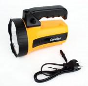 Фонарь аккумуляторный 35LED 29315 аккум. 6В 4А.ч 220В пластик. желт. (кор.) Camelion 10469 10469