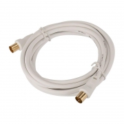 Шнур TV Plug - TV Jack 3м бел. Rexant 18-0004 18-0004
