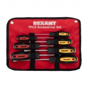 Набор отверток 7 предметов (крестовые и шлицевые) Rexant 12-4703 1024110