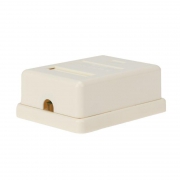 Розетка компьютерная 1-м ОП RJ45 кат.5E UTP неэкранир. бел. Rexant 03-0121 03-0121