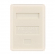 Розетка компьютерная 1-м ОП RJ45 кат.5E UTP неэкранир. бел. Rexant 03-0121 03-0121