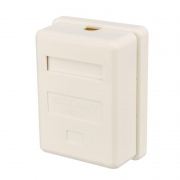 Розетка компьютерная 1-м ОП RJ45 кат.5E UTP неэкранир. бел. Rexant 03-0121 03-0121