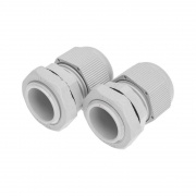 Ввод кабельный PG-13.5 (6-12мм) сер. комплект (уп.2шт) Rexant 07-8013-A2 07-8013-A2