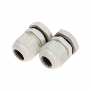 Ввод кабельный PG-16 (10-14мм) сер. комплект (уп.2шт) Rexant 07-8016-A2 07-8016-A2