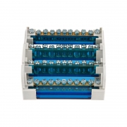 Шина на DIN-рейку в корпусе (кросс-модуль) 4х11 Rexant 11-2304-11 11-2304-11