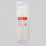 Хомут кабельный 3.6х300 петлевой нейлон бел. (уп.100шт) Rexant 07-0300 07-0300