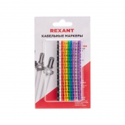 Маркер кабельный 0-9 комплект в блистере от 4 до 6мм (уп.100шт) Rexant 12-6062 1520476