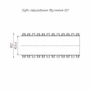 Труба гофрированная двустенная ПНД гибкая d32мм с протяжкой SN34 450 красн. (уп.50м) Промрукав PR15.0251 PR15.0251