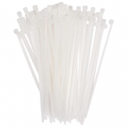 Хомут кабельный PCT 2.5х100-100WH 2.5х100 PA6.6 бел.(уп.100шт) JazzWay 5053526 5053526