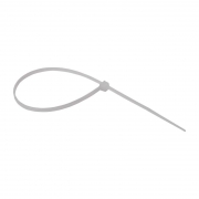 Хомут кабельный PCT 2.5х200-100WH 2.5х200 PA6.6 бел.(уп.100шт) JazzWay 5053618 5053618
