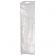Хомут кабельный PCT 2.5х200-100WH 2.5х200 PA6.6 бел.(уп.100шт) JazzWay 5053618 5053618