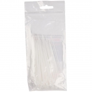 Хомут кабельный PCT 2.5х080-100WH 2.5х80 PA6.6 бел.(уп.100шт) JazzWay 5053670 5053670