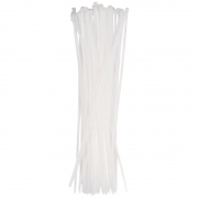 Хомут кабельный PCT 3.6х350-100WH 3.6х350 PA6.6 бел.(уп.100шт) JazzWay 5053885 5053885