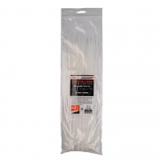 Хомут кабельный PCT 4.8х300-100WH 4.8х300 PA6.6 бел.(уп.100шт) JazzWay 5054035 5054035