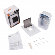 Бокс модульный встраив. PDB/R 1004 WH (ЩРВ-П- 4) IP41 пластик. Pro JazzWay 5071728 5071728