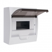 Бокс модульный накладной PDB/W 1008 WH (ЩРН-П- 8) IP41 пластик. Pro JazzWay 5071667 5071667