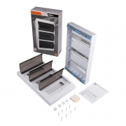 Бокс модульный накладной PDB/W 1036 WH (ЩРН-П-36) IP41 пластик. Pro JazzWay 5071704 5071704