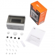 Бокс модульный накладной PDB/W 3008 GR (ЩРН-ПГ- 8) IP65 пластик. Pro JazzWay 5071988 5071988