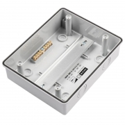 Бокс модульный накладной PDB/W 3008 GR (ЩРН-ПГ- 8) IP65 пластик. Pro JazzWay 5071988 5071988