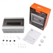 Бокс модульный накладной PDB/W 3012 GR (ЩРН-ПГ-12) IP65 пластик. Pro JazzWay 5072008 5072008
