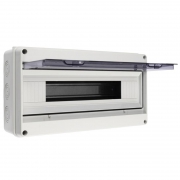 Бокс модульный накладной PDB/W 4018 GR (ЩРН-ПГ-18) IP65 пластик. Pro JazzWay 5072121 5072121