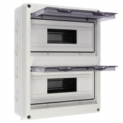 Бокс модульный накладной PDB/W 4024 GR (ЩРН-ПГ-24) IP65 пластик. Pro JazzWay 5072145 5072145