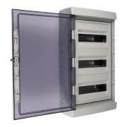 Бокс модульный накладной PDB/W 4036 GR (ЩРН-ПГ-36) IP65 пластик. Pro JazzWay 5072169 5072169