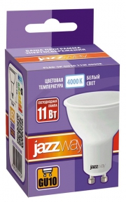 Лампа светодиодная PLED-SP 11Вт PAR16 4000К нейтр. бел. GU10 230В 50Гц JazzWay 5019485 5019485