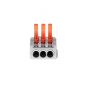 Клемма монтажная СМК PTC-1P 4213 BL/3 450В 32А 0.08-2.5(4.0)кв.мм JazzWay 5073746 5073746