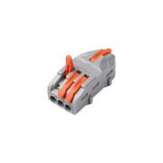 Клемма монтажная СМК PTC-1P 4213 BL/3 450В 32А 0.08-2.5(4.0)кв.мм JazzWay 5073746 5073746