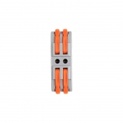 Клемма монтажная СМК PTC-2P 4222 BL/4 450В 32А 0.08-2.5(4.0)кв.мм JazzWay 5073685 5073685
