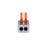 Клемма монтажная СМК PTC-2P 4222 BL/4 450В 32А 0.08-2.5(4.0)кв.мм JazzWay 5073685 5073685