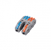 Клемма монтажная СМК PTC-2P 4224 BL/2 450В 32А 0.08-2.5(4.0)кв.мм JazzWay 5073760 5073760