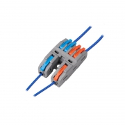 Клемма монтажная СМК PTC-2P 4224 BL/2 450В 32А 0.08-2.5(4.0)кв.мм JazzWay 5073760 5073760