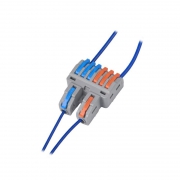 Клемма монтажная СМК PTC-2P 4226 BL/2 450В 32А 0.08-2.5(4.0)кв.мм JazzWay 5073784 5073784