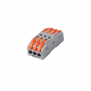 Клемма монтажная СМК PTC-3P 4233 BL/3 450В 32А 0.08-2.5(4.0)кв.мм JazzWay 5073708 5073708