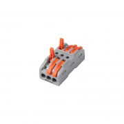 Клемма монтажная СМК PTC-3P 4233 BL/3 450В 32А 0.08-2.5(4.0)кв.мм JazzWay 5073708 5073708