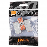 Клемма монтажная СМК PTC-3P 4233 BL/3 450В 32А 0.08-2.5(4.0)кв.мм JazzWay 5073708 5073708