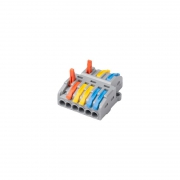 Клемма монтажная СМК PTC-3P 4236 BL/2 450В 32А 0.08-2.5(4.0)кв.мм JazzWay 5073807 5073807