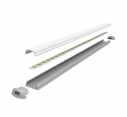 Профиль гибкий PAL 1105 L2000 без рассеив. анодир. JazzWay 5009523 5009523