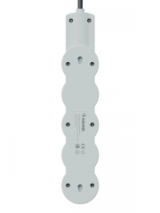 Удлинитель 3х5м с заземл. 10А IP20 USB 2500Вт 220В ПВС 3х1 с выкл. черн. КОСМОС YKsm5m4g-Z-VU10А-B YKsm5m4g-Z-VU10A-B