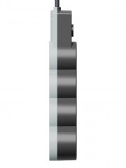 Удлинитель 3х3м с заземл. 10А IP20 USB 2800Вт 220В ПВС 3х1 с выкл. черн. КОСМОС YKsm3m3g-Z-VU10А-B YKsm3m3g-Z-VU10A-B