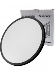 Светильник светодиодный SLIM BLACK 48Вт 4500К IP40 3480лм 230В 500х25мм КОСМОС KSlim48w_B4500K KSlim48w_B4500K