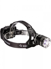 Фонарь налобный аккум. 10Вт P70 LED/Li-ion18650 3х1200мА.ч алюм. КОСМОС (KOC853Lit) KOC853Lit