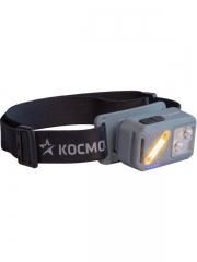 Фонарь налобный 2х2Вт XPG 3х1Вт SMD/Li-po1200мА.ч ABS пластик магниты и крюк КОСМОС (KOC850Lit) KOC850Lit